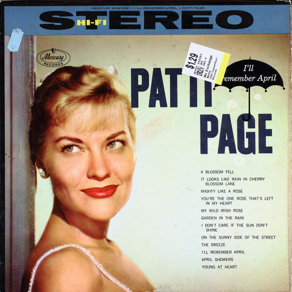 Patti Page : I'll Remember April (LP, Album, Ind)