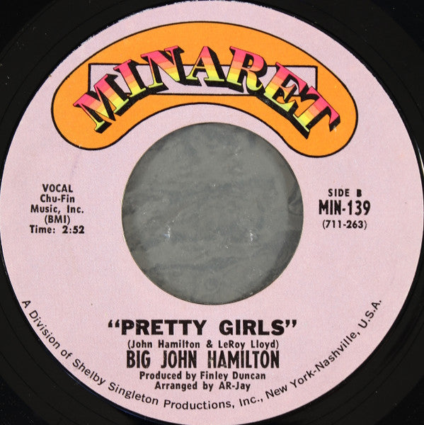 Big John Hamilton : Before The Next Teardrop Falls (7", Single, Styrene)