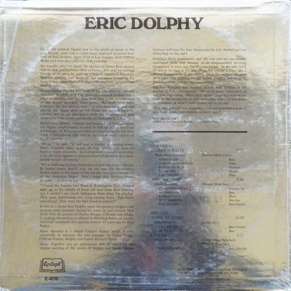 Eric Dolphy : 1928-1964 (LP, Album)