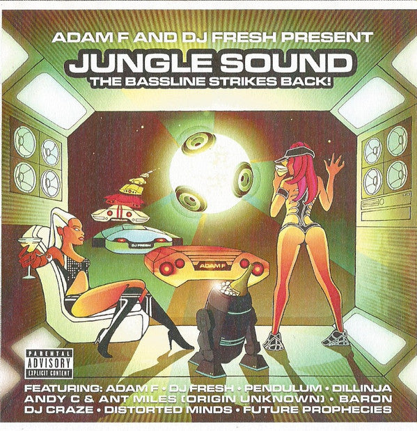 Adam F & Fresh : Jungle Sound - The Bassline Strikes Back! (CDr, Promo)