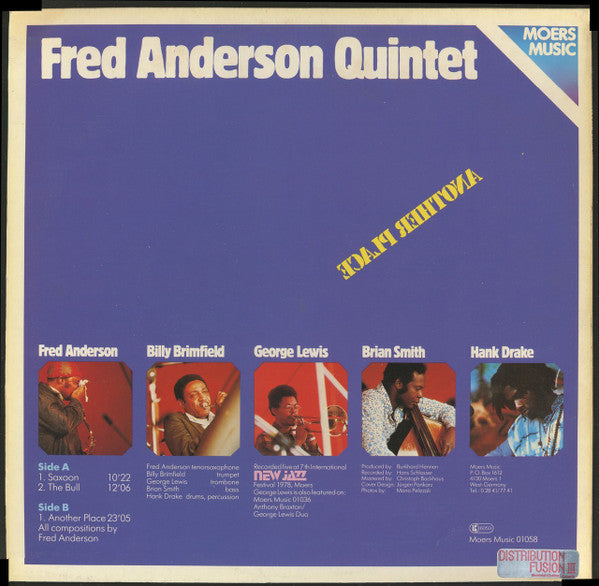 Fred Anderson Quintet : Another Place (LP, Album)