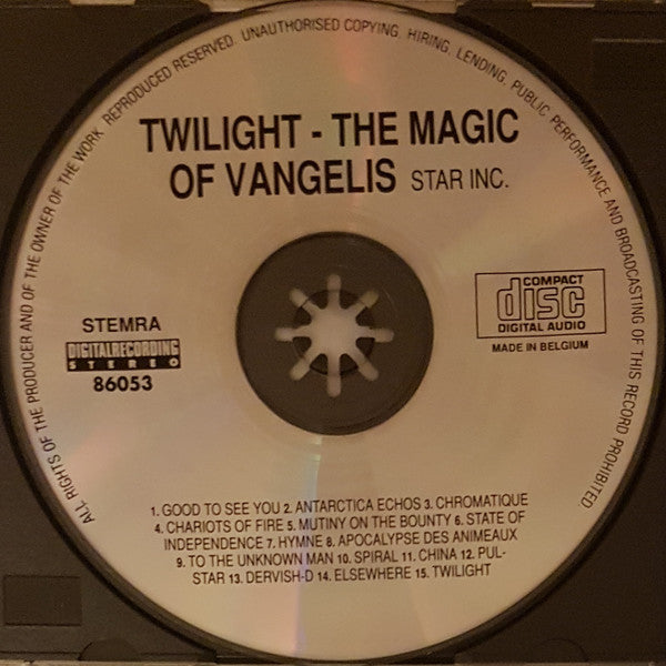 Star Inc. : Twilight - The Magic Of Vangelis (2xCD, Comp)