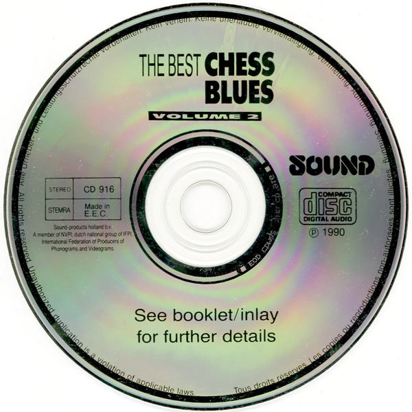 Various : The Best Chess Blues (Volume 2) (CD, Comp)