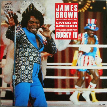 James Brown : Living In America (12" Extended Dance Mix) (12", Maxi)