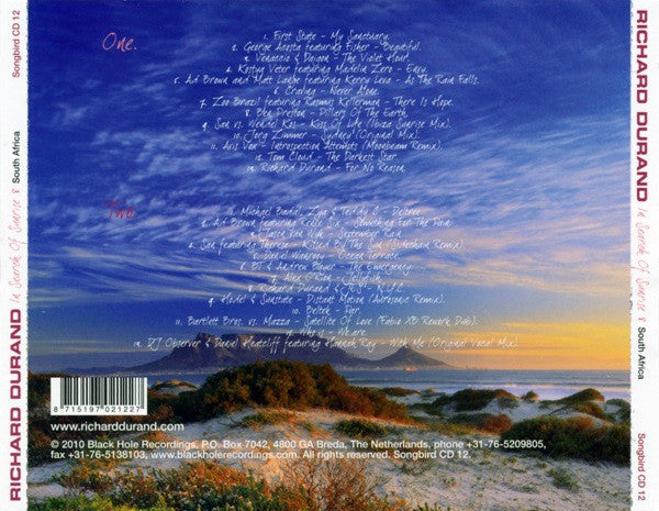 Richard Durand : In Search Of Sunrise 8 - South Africa (2xCD, Comp, Mixed)