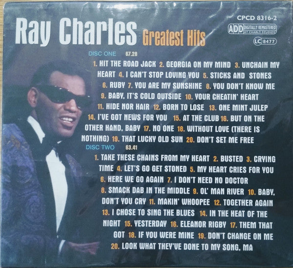 Ray Charles : Greatest Hits (2xCD, Comp)