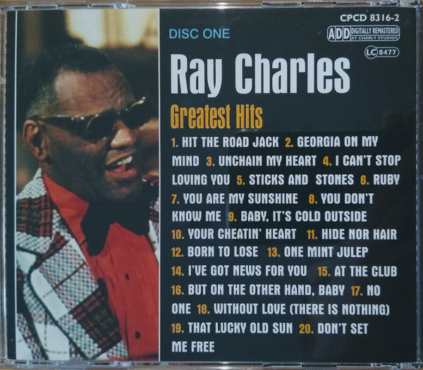 Ray Charles : Greatest Hits (2xCD, Comp)
