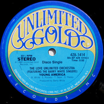 Love Unlimited Orchestra : Young America / Freeway Flyer (12", Single)