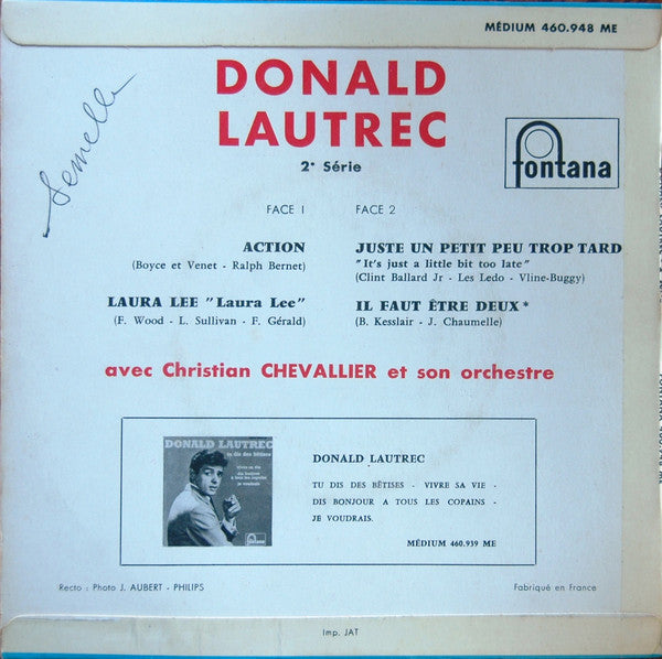 Donald Lautrec : Action (7", EP)