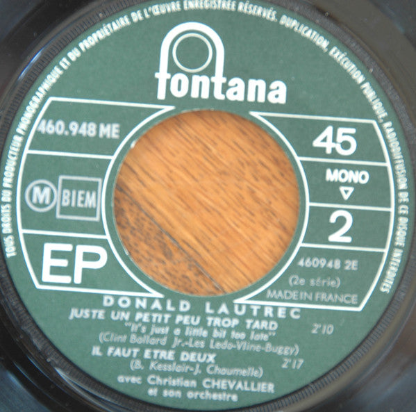 Donald Lautrec : Action (7", EP)