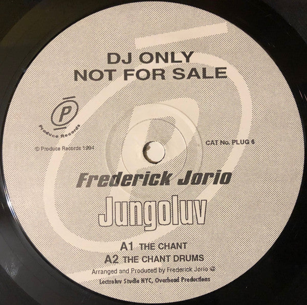 Frederick Jorio*, Jungoluv : The Chant / Don't You Know (12", Promo)
