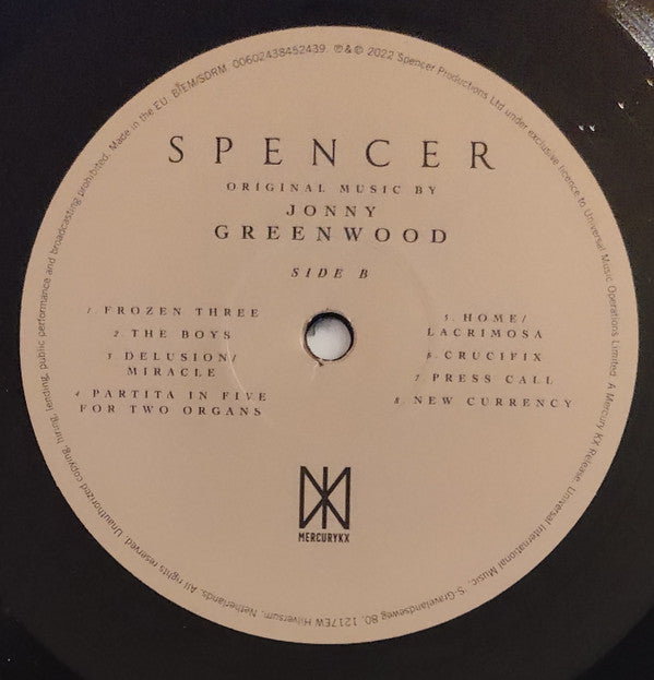 Jonny Greenwood : Spencer (Original Motion Picture Soundtrack) (LP, Album)