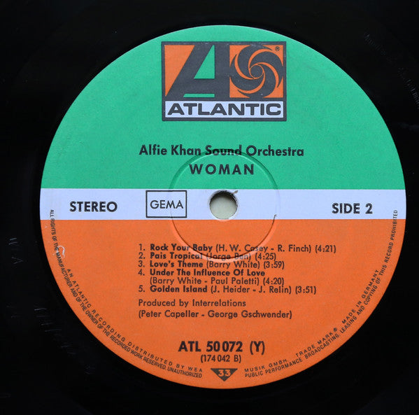Alfie Khan Sound Orchestra : Woman (LP, Album)