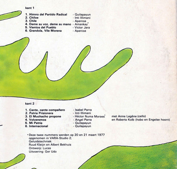 Various : Hart Voor Chili (LP, Comp)
