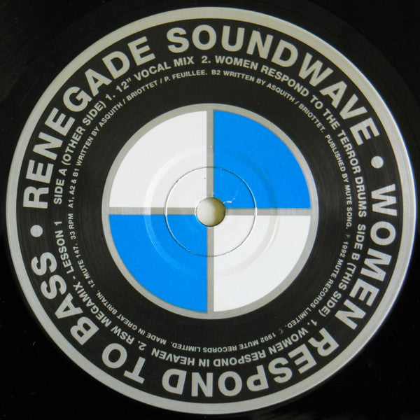 Renegade Soundwave : Women Respond To Bass (12", Single)