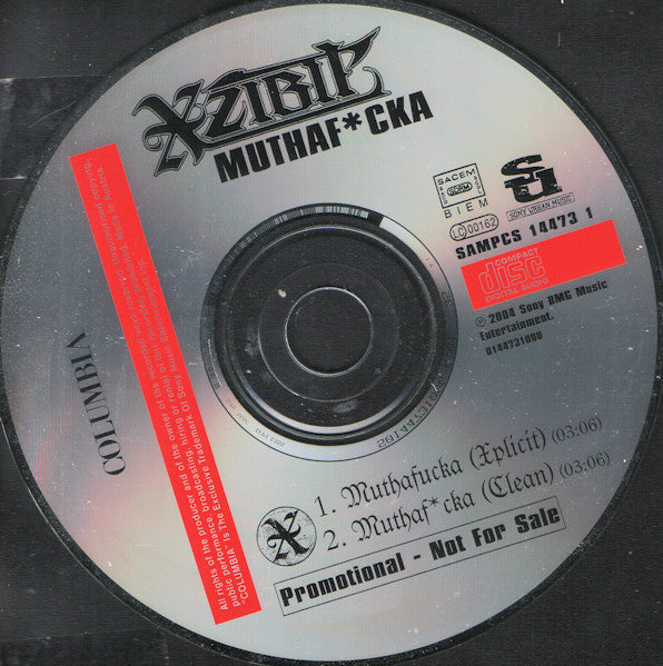 Xzibit : Muthaf*cka (CD, Single, Promo)