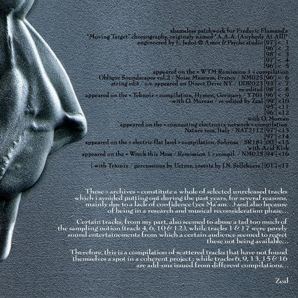 Zeal Phürax : Zeal's Arrkhives (CDr)
