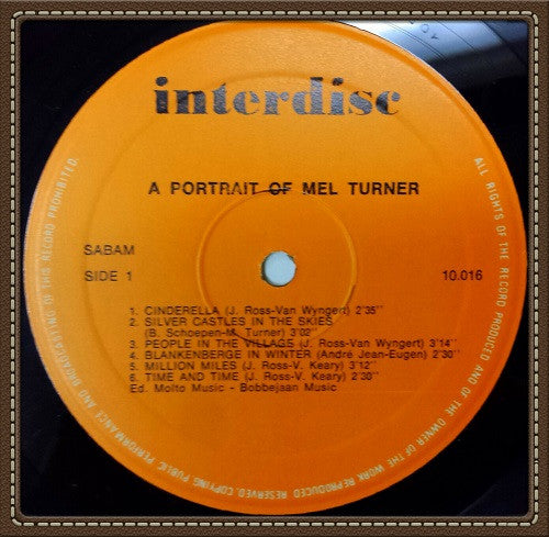Mel Turner : A Portrait Of Mel Turner (LP)