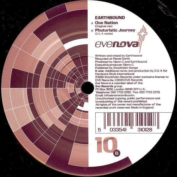 Earthbound : One Nation / Phuturistic Journey (12")