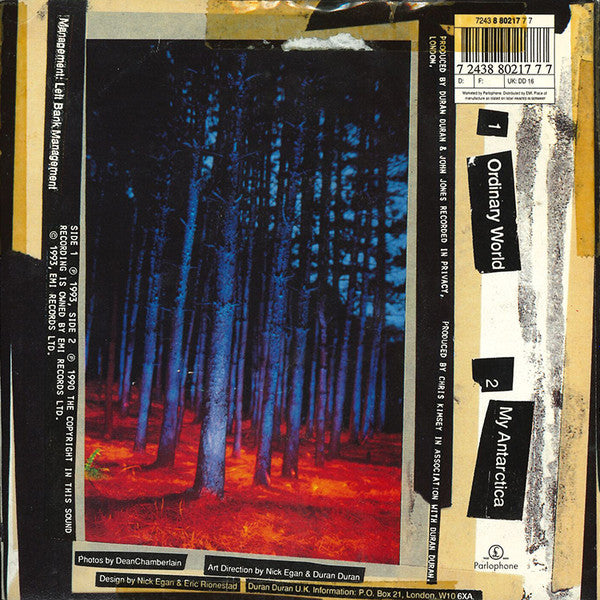 Duran Duran : Ordinary World (7", Single)
