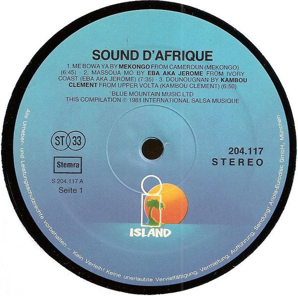 Various : Sound D'Afrique (LP, Comp)