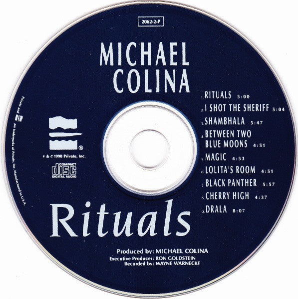 Michael Colina : Rituals (CD, Album)