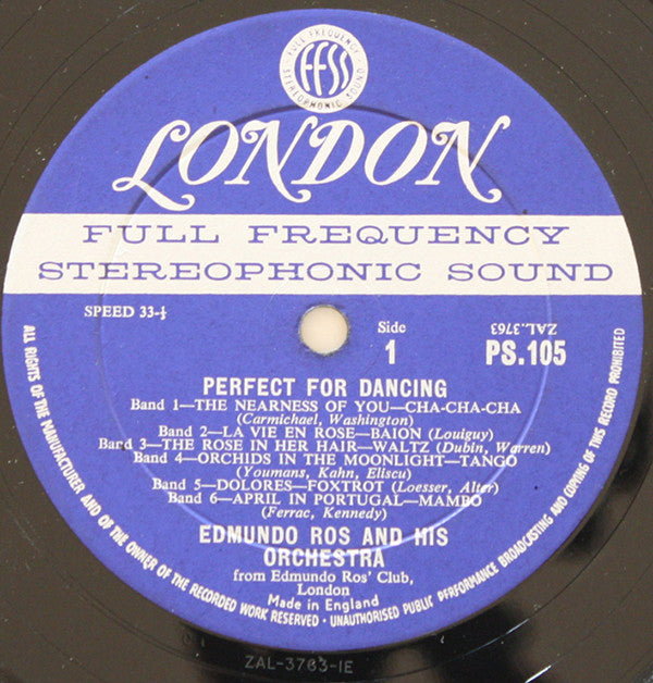 Edmundo Ros & His Orchestra : High Fi-Esta: Perfect For Dancing (LP, Album)