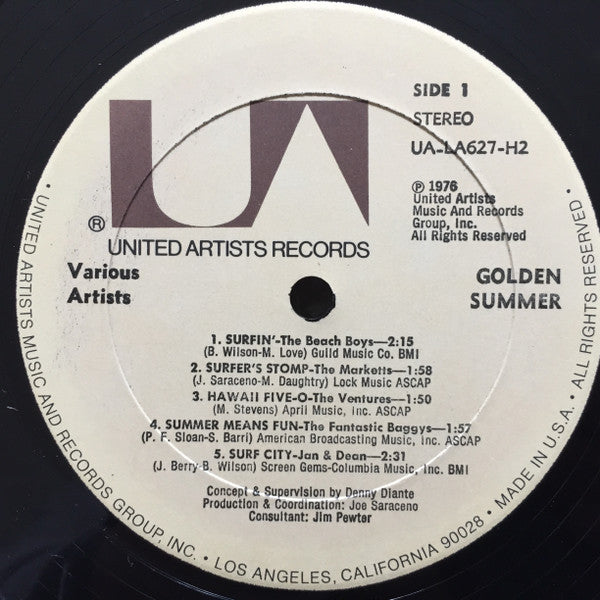 Various : Golden Summer (2xLP, Comp, All)