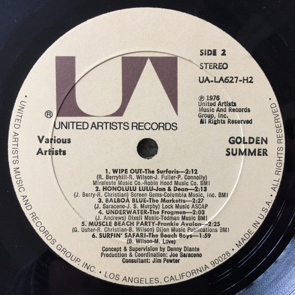Various : Golden Summer (2xLP, Comp, All)