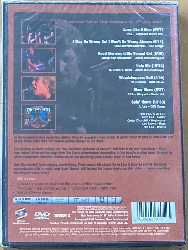 Ten Years After : Live At The Marquee (DVD-V, Multichannel)