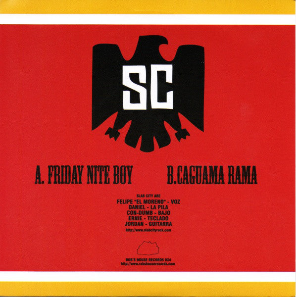 Slab City : Friday Nite Boy (7")