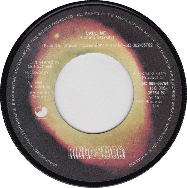 Ringo Starr : Only You (7", Single)