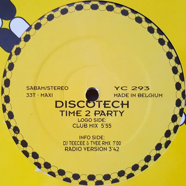 Discotech : Time 2 Party (12")