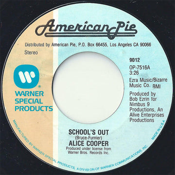 Alice Cooper : School's Out / Eighteen (7", RE)