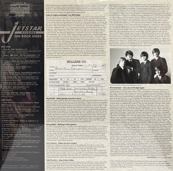 Various : Jetstar Records: The Rock Sides (LP, RSD, Comp, Col)