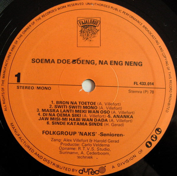 N.A.K.S. : Soema Doe Bong, Na Eng Neng (LP)