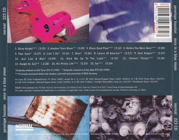 Penelope Houston : Once In A Blue Moon (CD, Comp)
