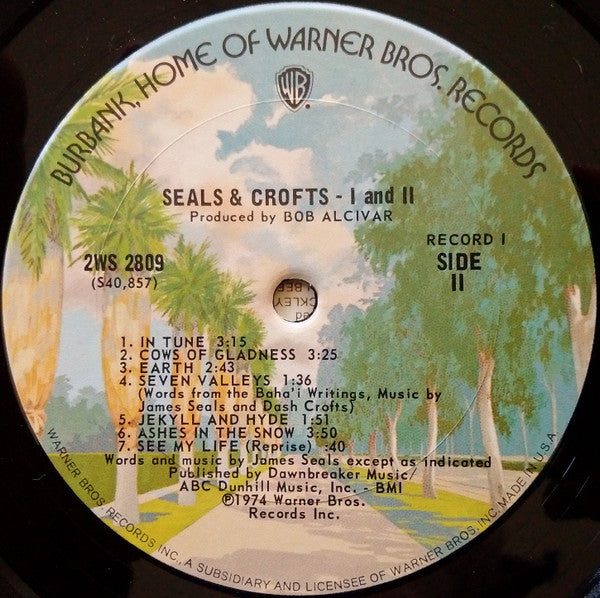 Seals & Crofts : I And II (2xLP, Comp, Ter)