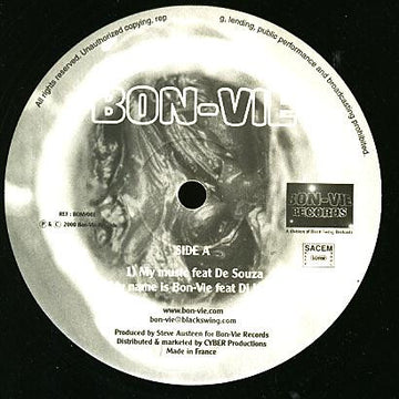 Bon-Vie : My Music (12")