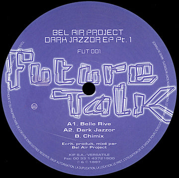 Bel Air Project : Dark Jazzor EP Pt. 1 (12", EP)