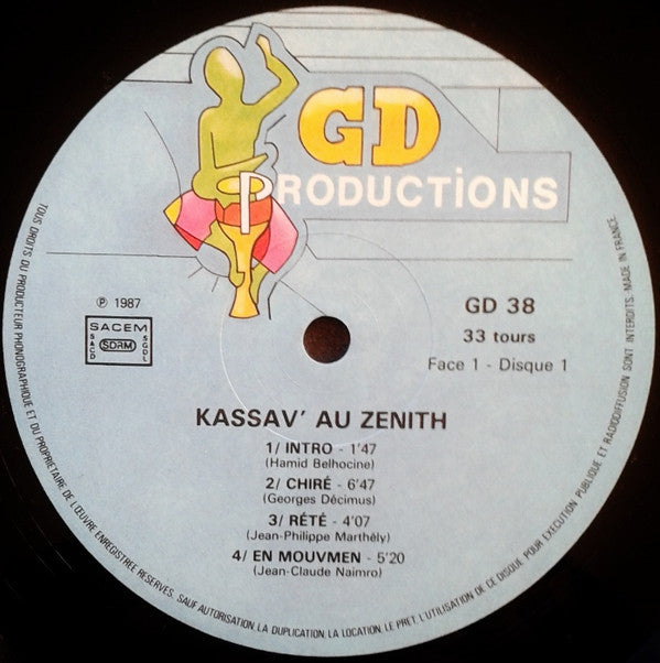 Kassav' : Kassav' Au Zenith (2xLP, Album, Gat)