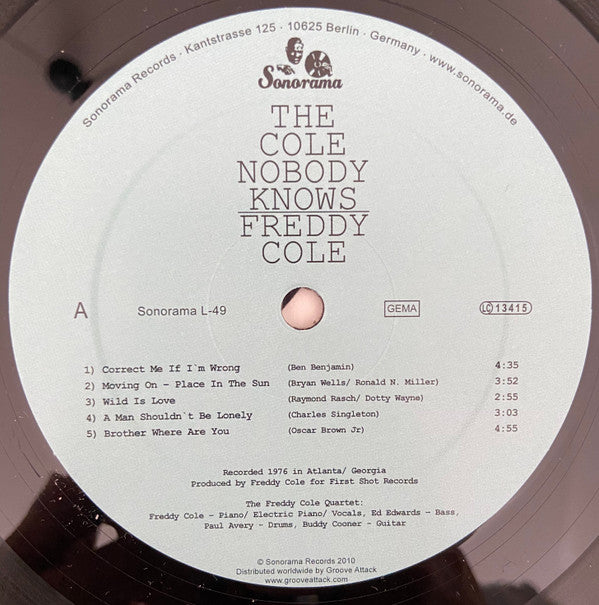 Freddy Cole : The Cole Nobody Knows (LP, Album, RE)