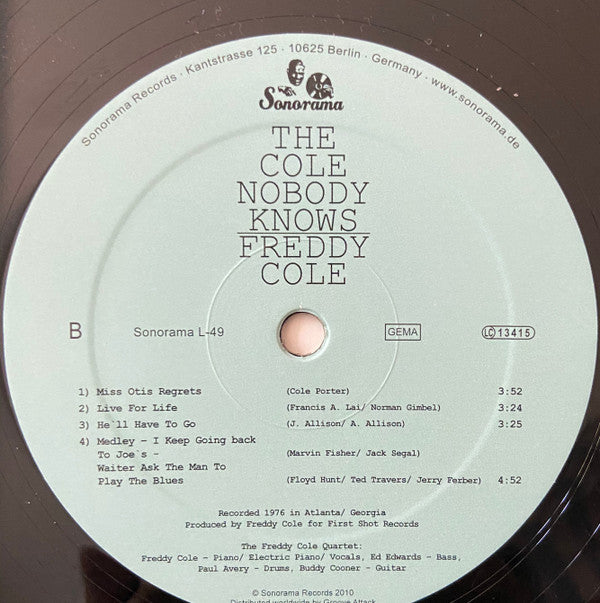 Freddy Cole : The Cole Nobody Knows (LP, Album, RE)