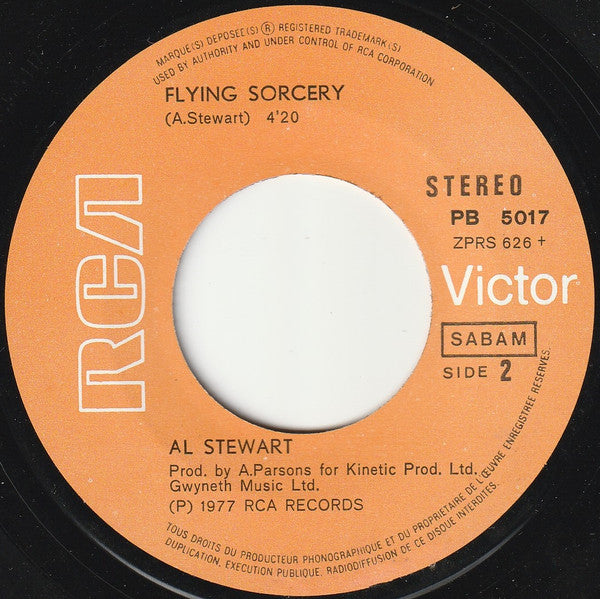 Al Stewart : On The Border (7", Single)
