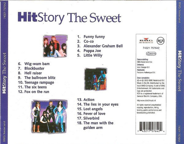 The Sweet : HitStory (CD, Comp)