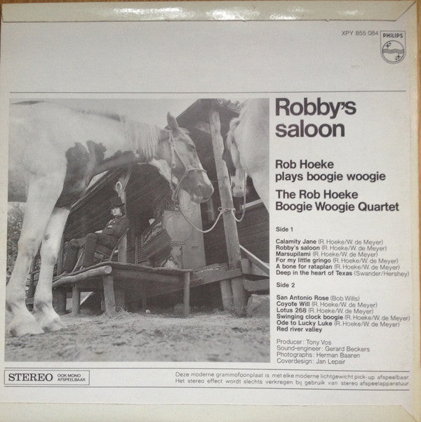 Rob Hoeke Boogie Woogie Quartet : Robby's Saloon (LP, Album)