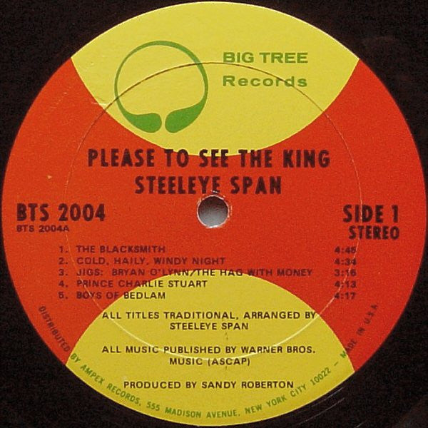 Steeleye Span : Please To See The King (LP, Album)