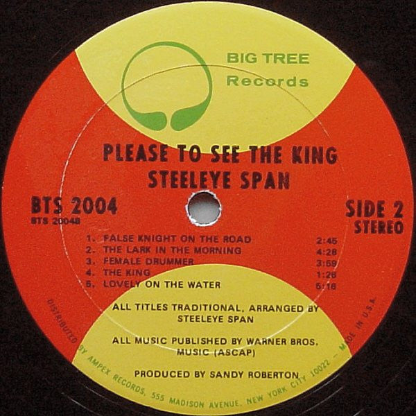 Steeleye Span : Please To See The King (LP, Album)