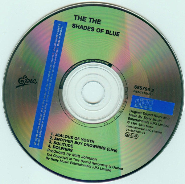 The The : Shades Of Blue (CD, Maxi)