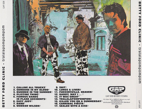 Betty Ford Clinic : Tralalapompompom (CD, Album)